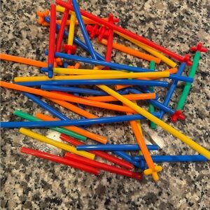 Colorful Kids Construction Sticks Set - Multicolor